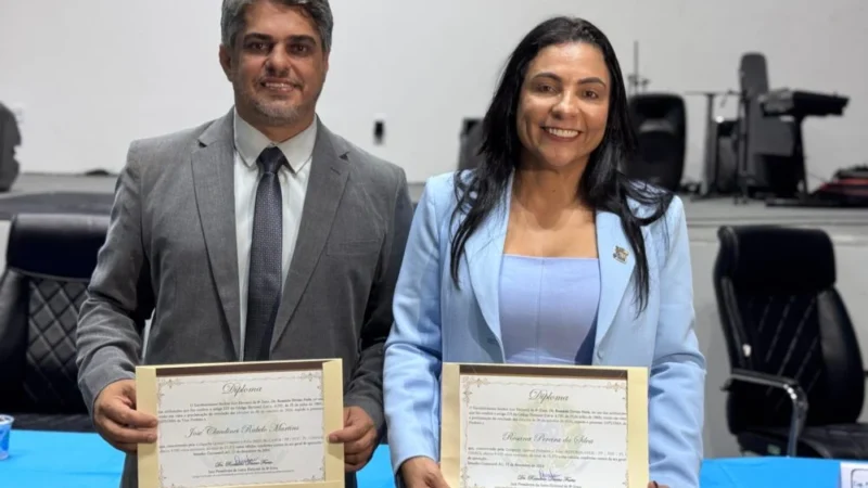 Rosana Gomes é diplomada prefeita reeleita de Senador Guiomard