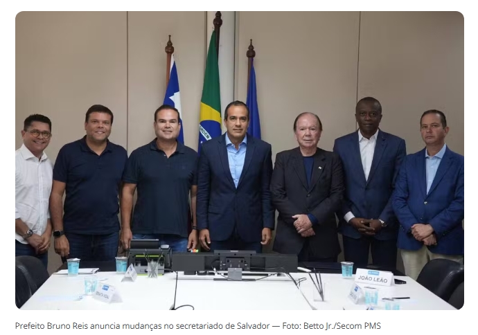 Prefeito Bruno Reis anuncia mudanças no secretariado de Salvador; confira nomes
