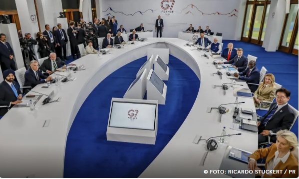 No G7, Lula cobra empenho dos países ricos diante de desigualdades